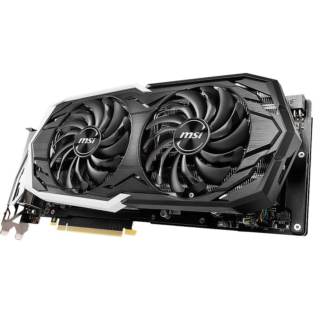 MSI GeForce RTX 2070 Armor OC 8GB GDDR6 Grafikkarte 3xDP/HDMI/USB-C