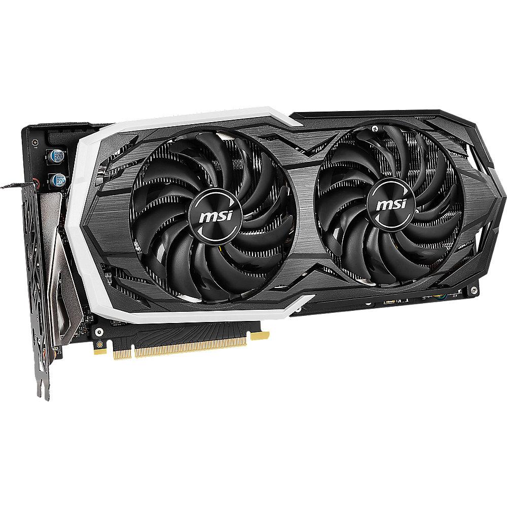 MSI GeForce RTX 2070 Armor OC 8GB GDDR6 Grafikkarte 3xDP/HDMI/USB-C