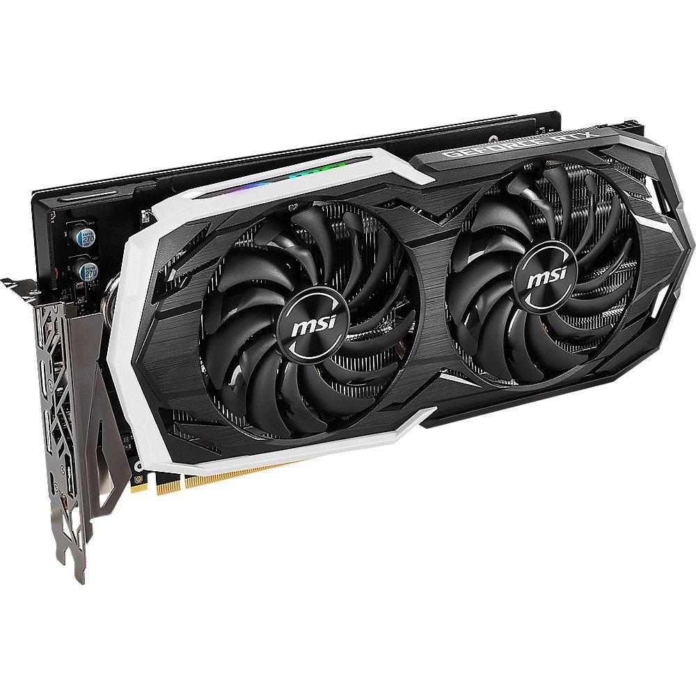 MSI GeForce RTX 2070 Armor OC 8GB GDDR6 Grafikkarte 3xDP/HDMI/USB-C