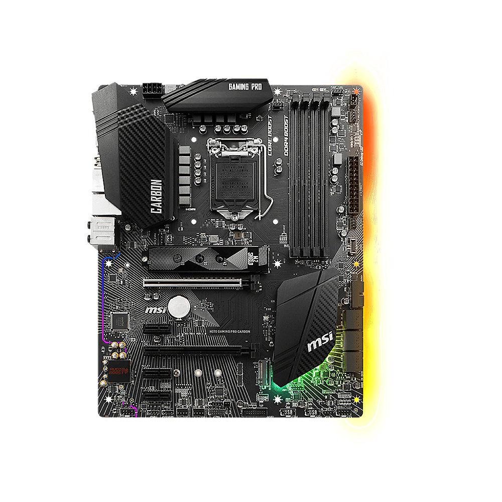 MSI H370 Gaming Pro Carbon ATX Mainboard Sockel 1151 (Coffee Lake)