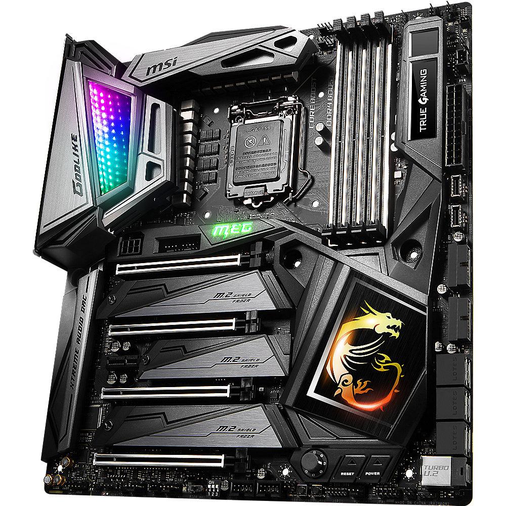 MSI MEG Z390 Godlike E-ATX Mainboard Sockel 1151, MSI, MEG, Z390, Godlike, E-ATX, Mainboard, Sockel, 1151