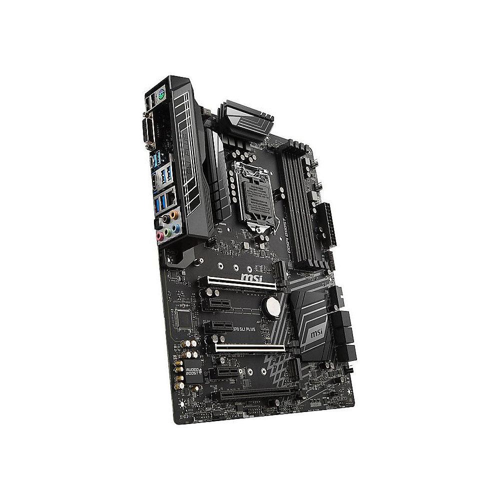 MSI Z370 SLI Plus ATX Mainboard Sockel 1151 (Coffee Lake), MSI, Z370, SLI, Plus, ATX, Mainboard, Sockel, 1151, Coffee, Lake,