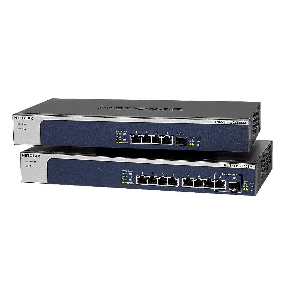 Netgear XS508M 8-Port 10Gigabit Multi-Gigabit Unmanaged Switch ( 1x SFP ), Netgear, XS508M, 8-Port, 10Gigabit, Multi-Gigabit, Unmanaged, Switch, , 1x, SFP,