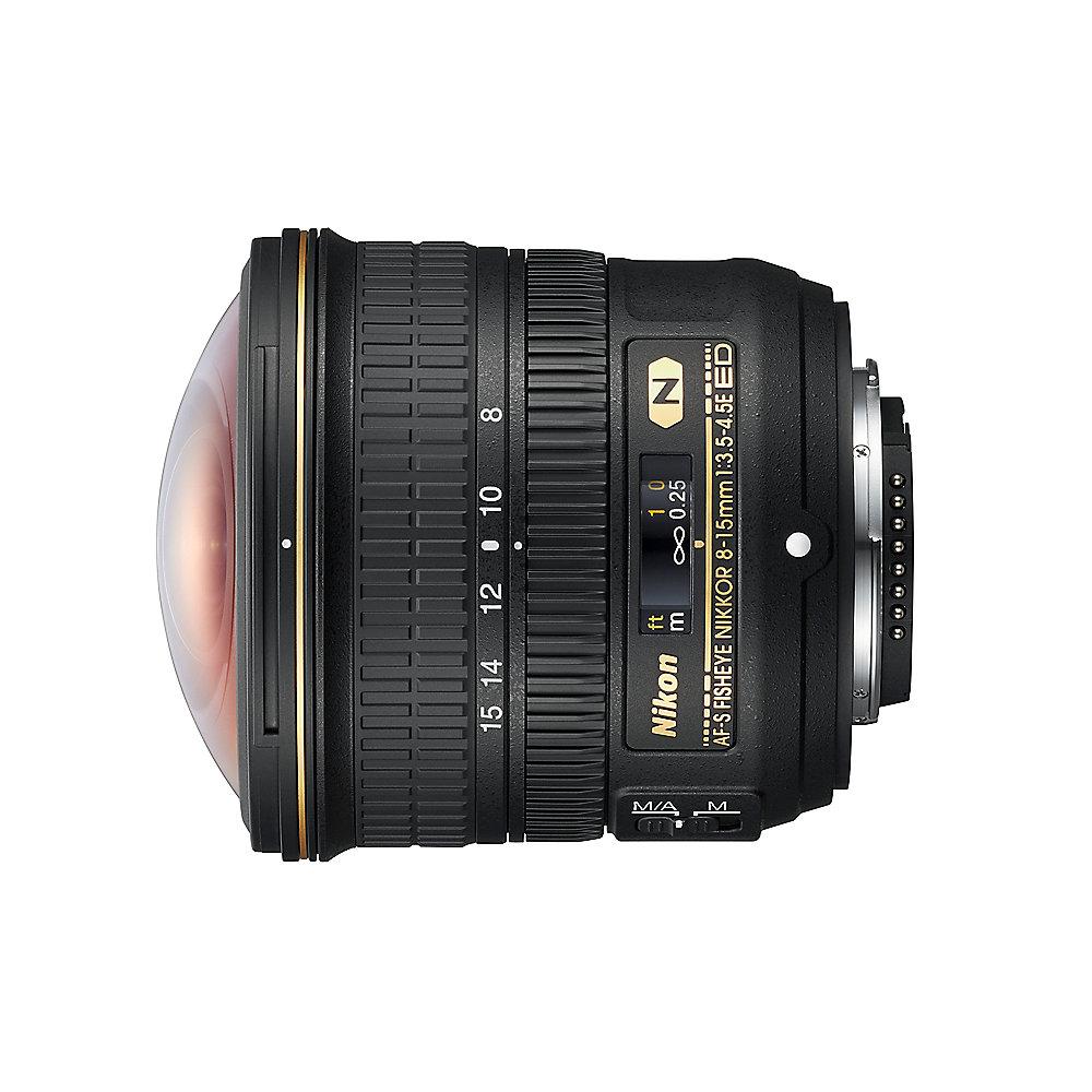 Nikon AF-S Nikkor Fisheye 8-15mm f/3.5-4.5E ED Fisheye Zoom Objektiv