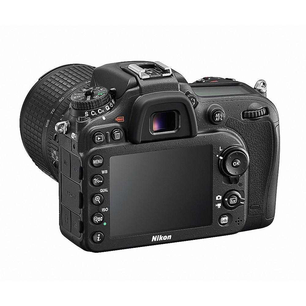 Nikon D7200 Kit AF-S 18-105mm 1:3,5-5,6 G ED VR Spiegelreflexkamera, Nikon, D7200, Kit, AF-S, 18-105mm, 1:3,5-5,6, G, ED, VR, Spiegelreflexkamera