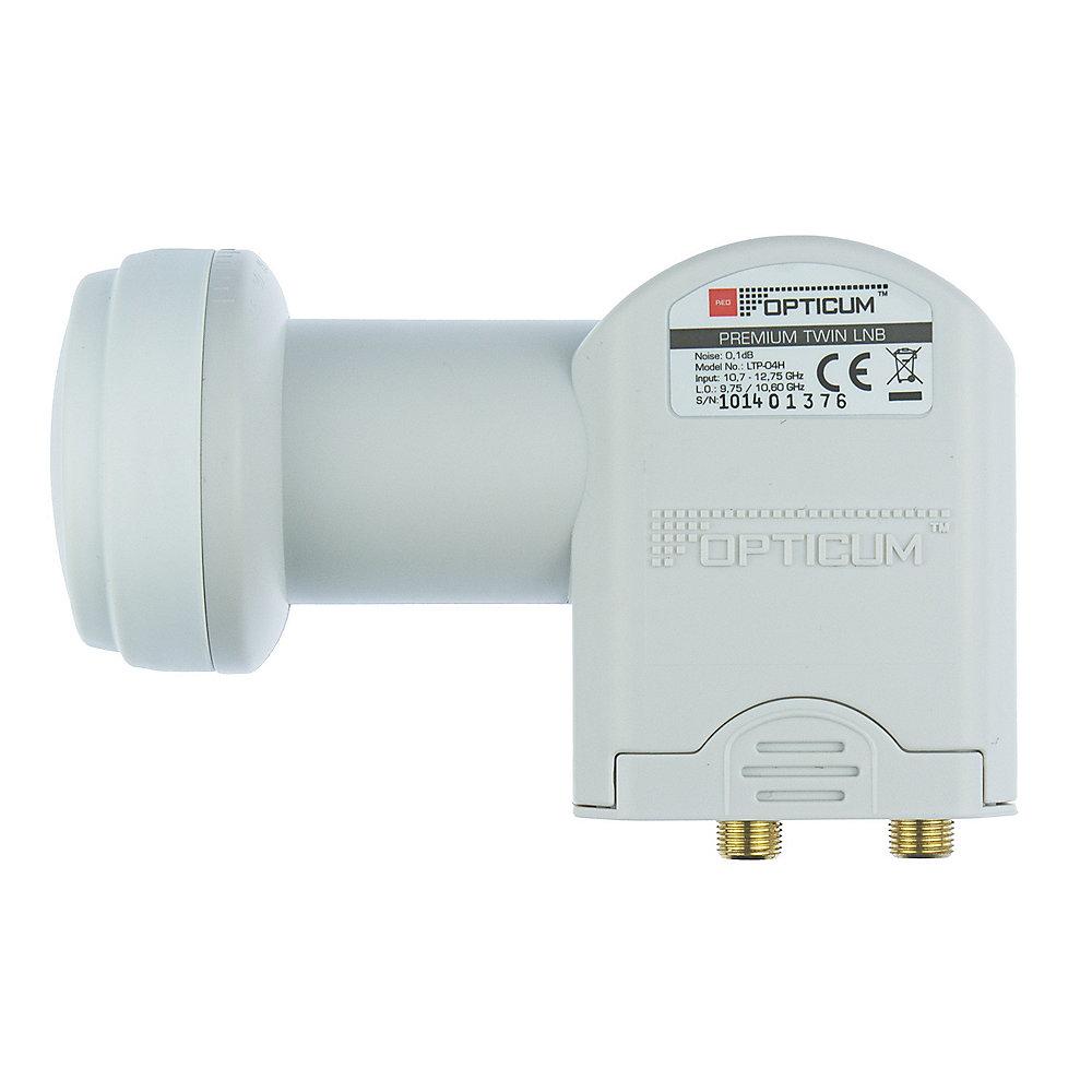 Opticum QA80 SAT   Twin-LNB Antenne Stahl, Farbe: Anthrazit, Opticum, QA80, SAT, , Twin-LNB, Antenne, Stahl, Farbe:, Anthrazit