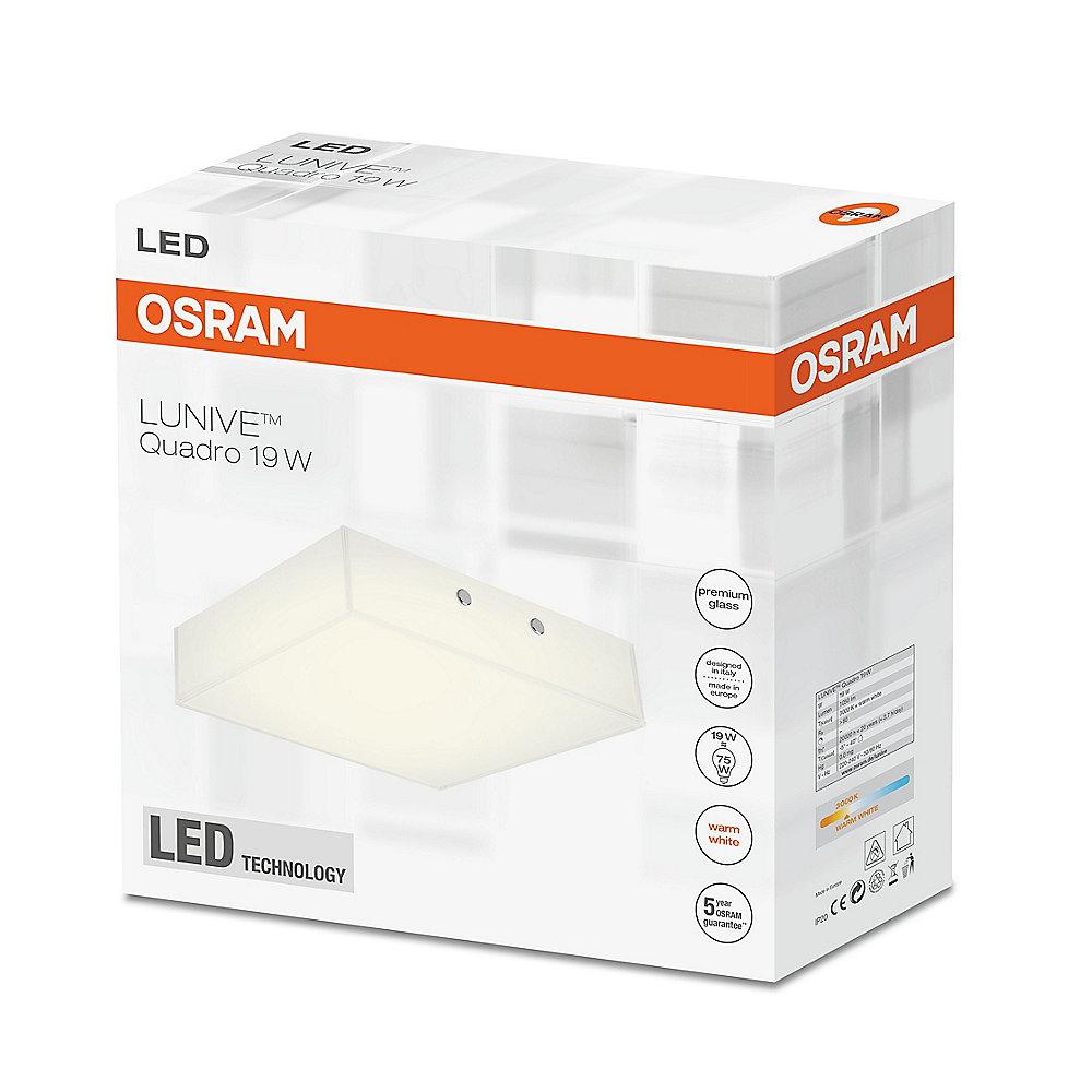 Osram Lunive Quadro LED-Wand-/ Deckenleuchte 20 x 20 cm weiß, Osram, Lunive, Quadro, LED-Wand-/, Deckenleuchte, 20, x, 20, cm, weiß