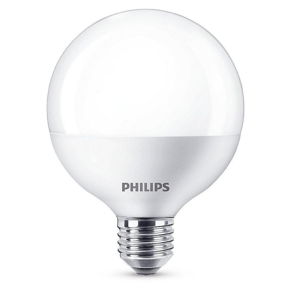 Philips LED-Globe 9,5W (60W) E27 matt warmweiß, Philips, LED-Globe, 9,5W, 60W, E27, matt, warmweiß