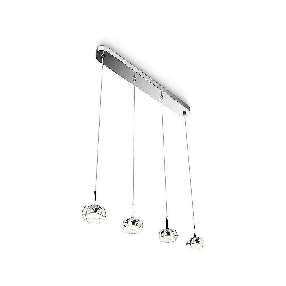 Philips myLiving Cypress LED-Pendelleuchte Chrom 4-flammig