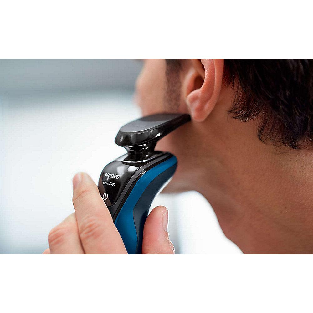 Philips S5250/06 Shaver series 5000 Nass-/Trockenrasierer Präzisionstrimmer Blau