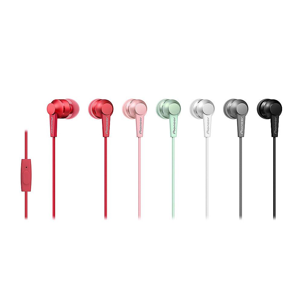 Pioneer SE-C3T-GR In-Ear Kopfhörer Aluminium Designe ultra leicht mint grün