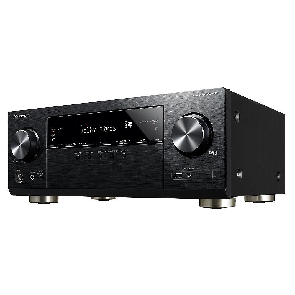 Pioneer VSX-933 7.2 AV Receiver 4K AirPlay WiFi BT Dolby Atmos HDR Multiroom sw