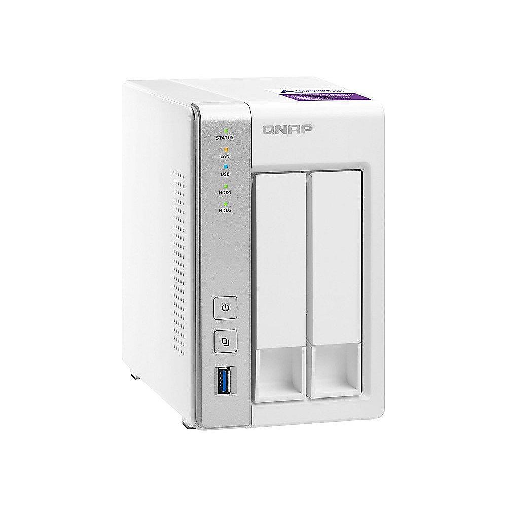 QNAP TS-231P NAS System 2-Bay 2TB inkl. 2x 1TB WD RED WD10EFRX