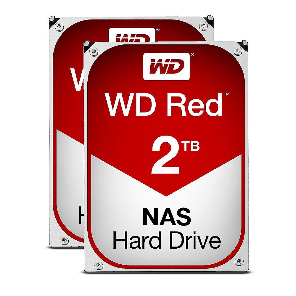 QNAP TS-253B-4G NAS System 2-Bay 4TB inkl. 2x 2TB WD RED WD20EFRX