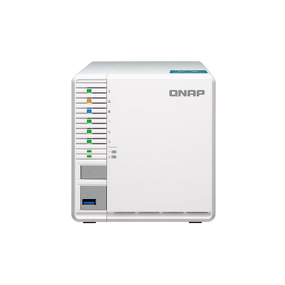 QNAP TS-351-2G NAS System 3-Bay 9TB inkl. 3x 3TB WD RED WD30EFRX, QNAP, TS-351-2G, NAS, System, 3-Bay, 9TB, inkl., 3x, 3TB, WD, RED, WD30EFRX