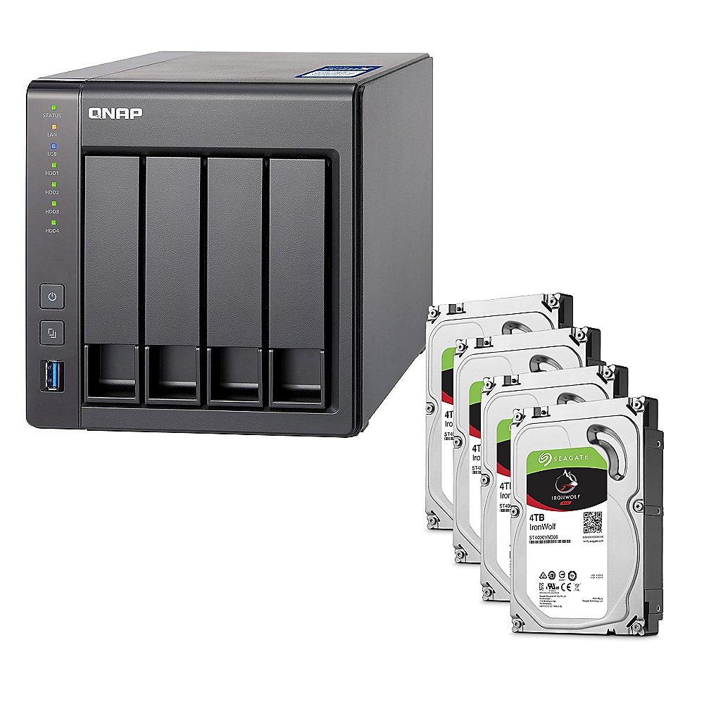 QNAP TS-431X-8G NAS System 4-Bay 16TB inkl. 4x 4TB Seagate ST4000VN008, QNAP, TS-431X-8G, NAS, System, 4-Bay, 16TB, inkl., 4x, 4TB, Seagate, ST4000VN008