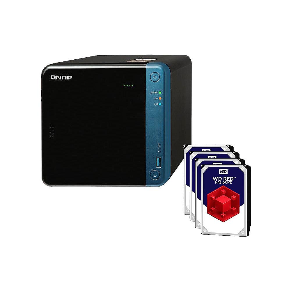 QNAP TS-453Be-4G NAS System 4-Bay 16TB inkl. 4x 4TB WD RED WD40EFRX