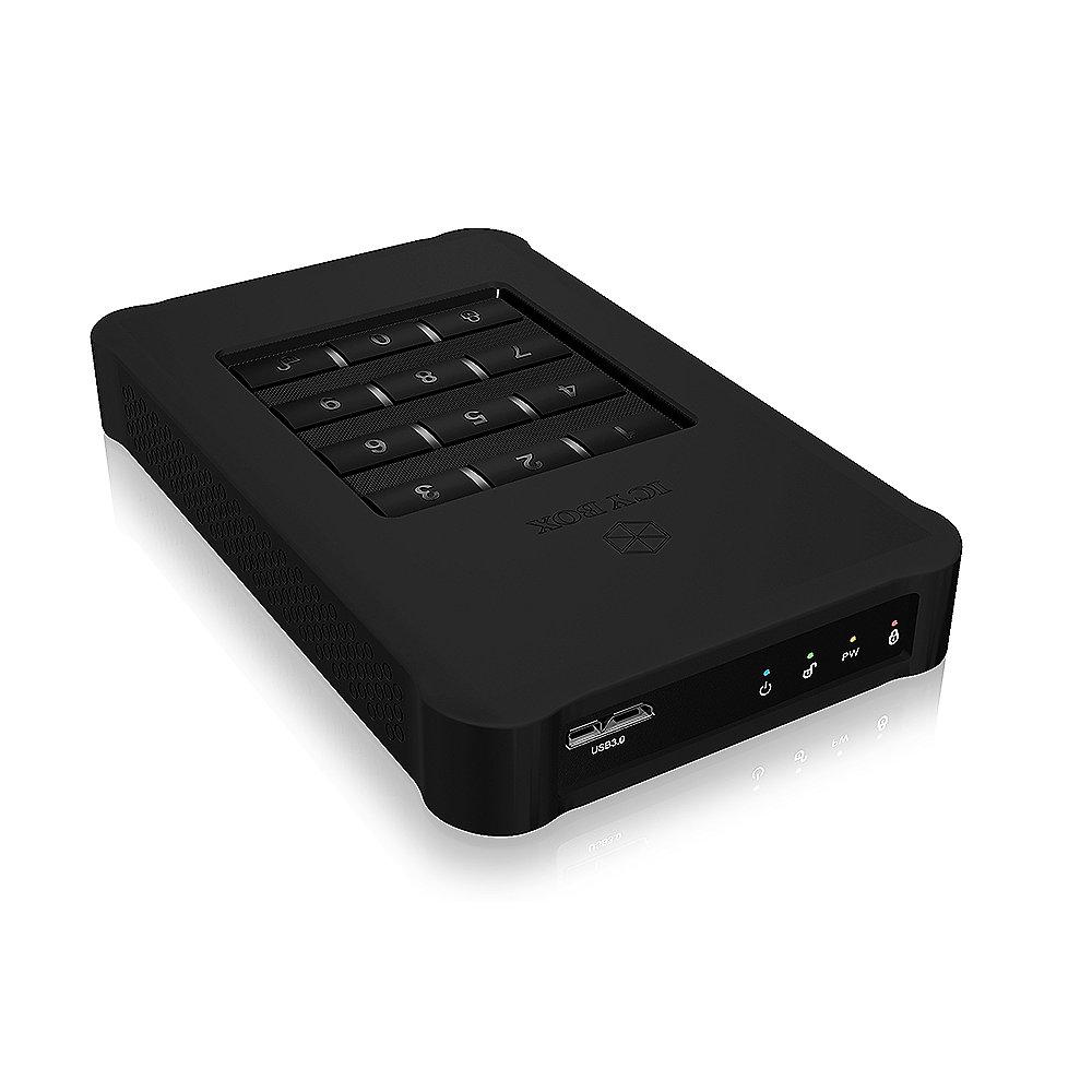 RaidSonic Icy Box IB-289U3 Gehäuse USB 3.0 mit Verschlüsselung für 2,5" SATA SSD