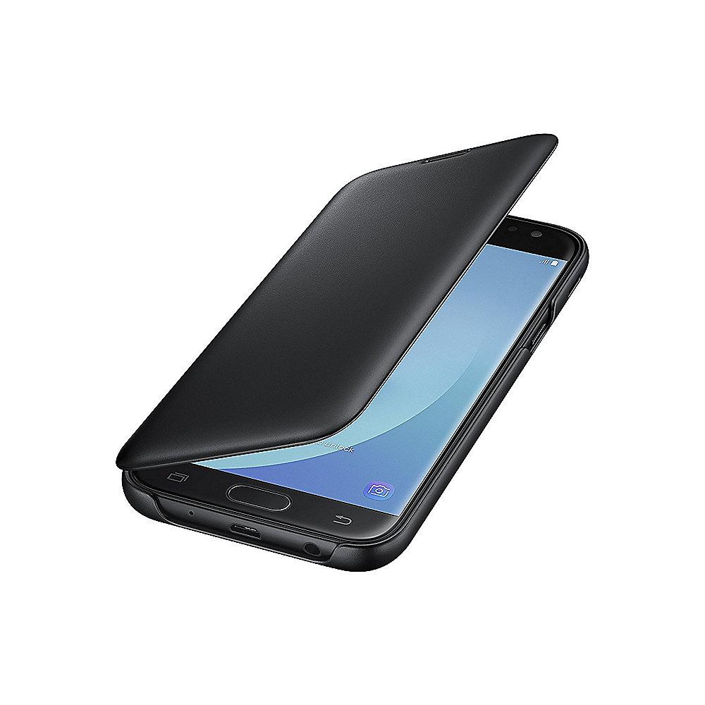 Samsung EF-WJ530 Wallet Cover für Galaxy J5 (2017) schwarz, Samsung, EF-WJ530, Wallet, Cover, Galaxy, J5, 2017, schwarz