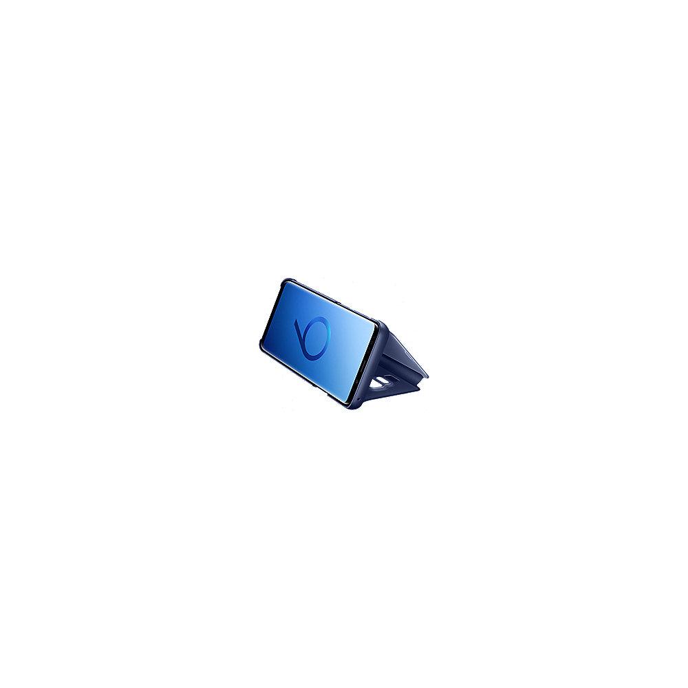 Samsung EF-ZG965 Clear View Standing Cover für Galaxy S9  blau