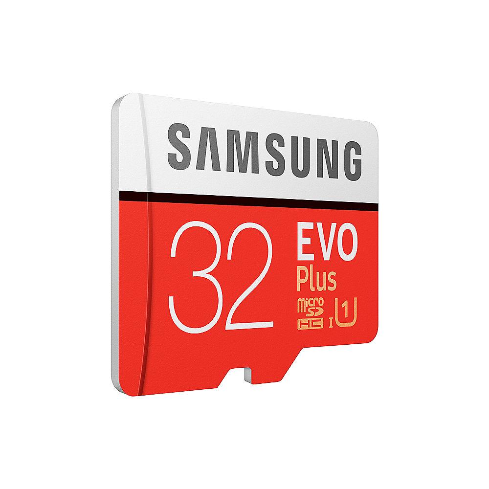 Samsung Evo Plus 32 GB microSDHC Speicherkarte (95 MB/s, Class 10, UHS-I, U1), Samsung, Evo, Plus, 32, GB, microSDHC, Speicherkarte, 95, MB/s, Class, 10, UHS-I, U1,