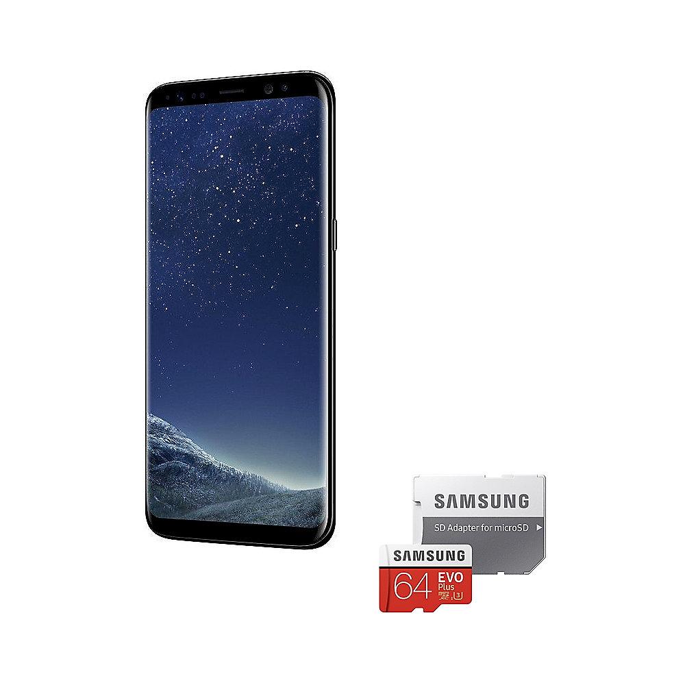 Samsung GALAXY S8 midnight black 64GB Android Smartphone   Samsung EVO Plus 64GB, Samsung, GALAXY, S8, midnight, black, 64GB, Android, Smartphone, , Samsung, EVO, Plus, 64GB