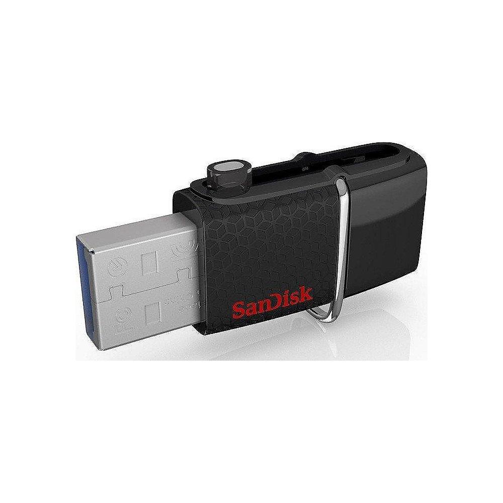 SanDisk Ultra Android Dual 128GB USB 3.0 Type-A/USB Laufwerk schwarz