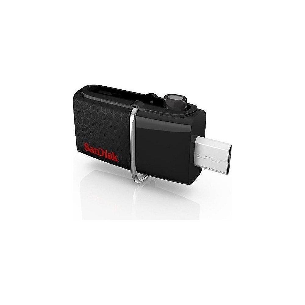 SanDisk Ultra Android Dual 128GB USB 3.0 Type-A/USB Laufwerk schwarz