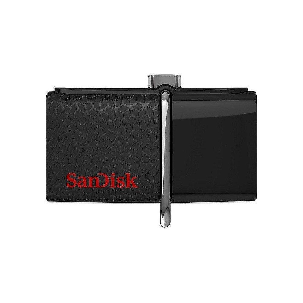 SanDisk Ultra Android Dual 128GB USB 3.0 Type-A/USB Laufwerk schwarz