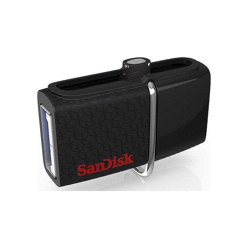SanDisk Ultra Android Dual 256GB USB 3.0 Type-A/USB Laufwerk schwarz