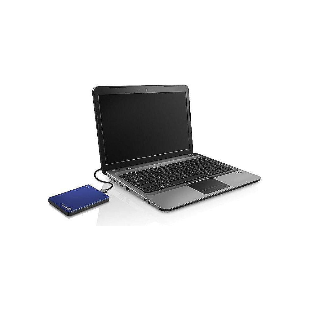 Seagate Backup Plus Portable Slim USB3.0 - 1TB 2.5Zoll blau, Seagate, Backup, Plus, Portable, Slim, USB3.0, 1TB, 2.5Zoll, blau