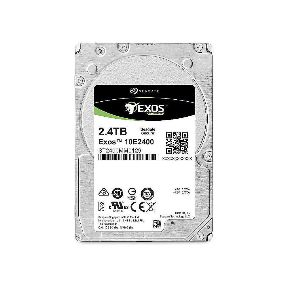 Seagate Exos 10E2400 ST2400MM0129 - 2,4TB 10000rpm 256MB 2.5zoll SAS1200, Seagate, Exos, 10E2400, ST2400MM0129, 2,4TB, 10000rpm, 256MB, 2.5zoll, SAS1200