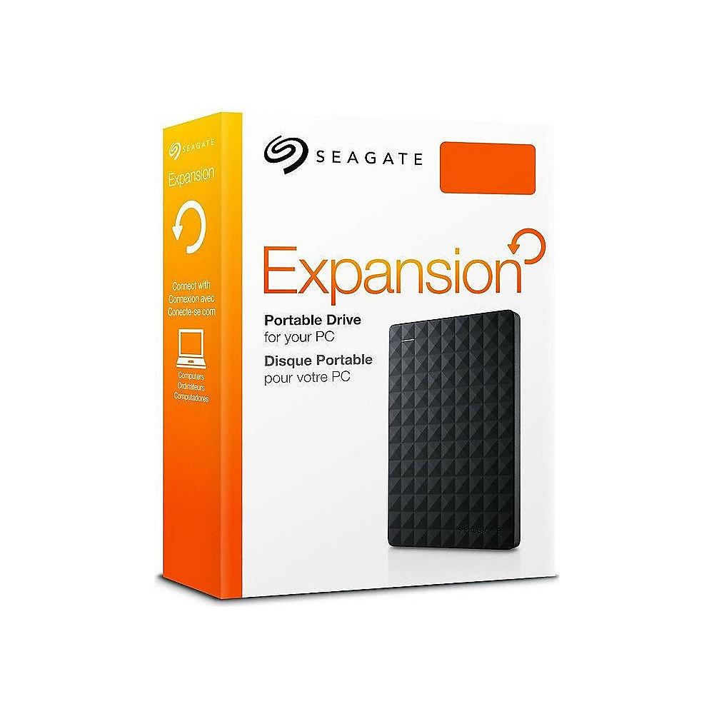 Seagate Expansion Portable Drive USB3.0 - 4TB 2.5Zoll Schwarz, Seagate, Expansion, Portable, Drive, USB3.0, 4TB, 2.5Zoll, Schwarz