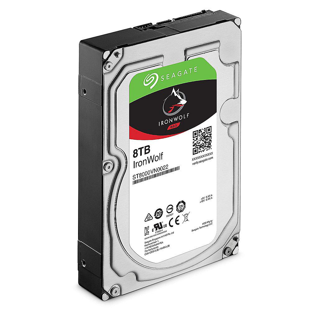 Seagate IronWolf NAS HDD ST8000VN0022 - 8TB 3.5zoll SATA600   2 Jahre Rescue