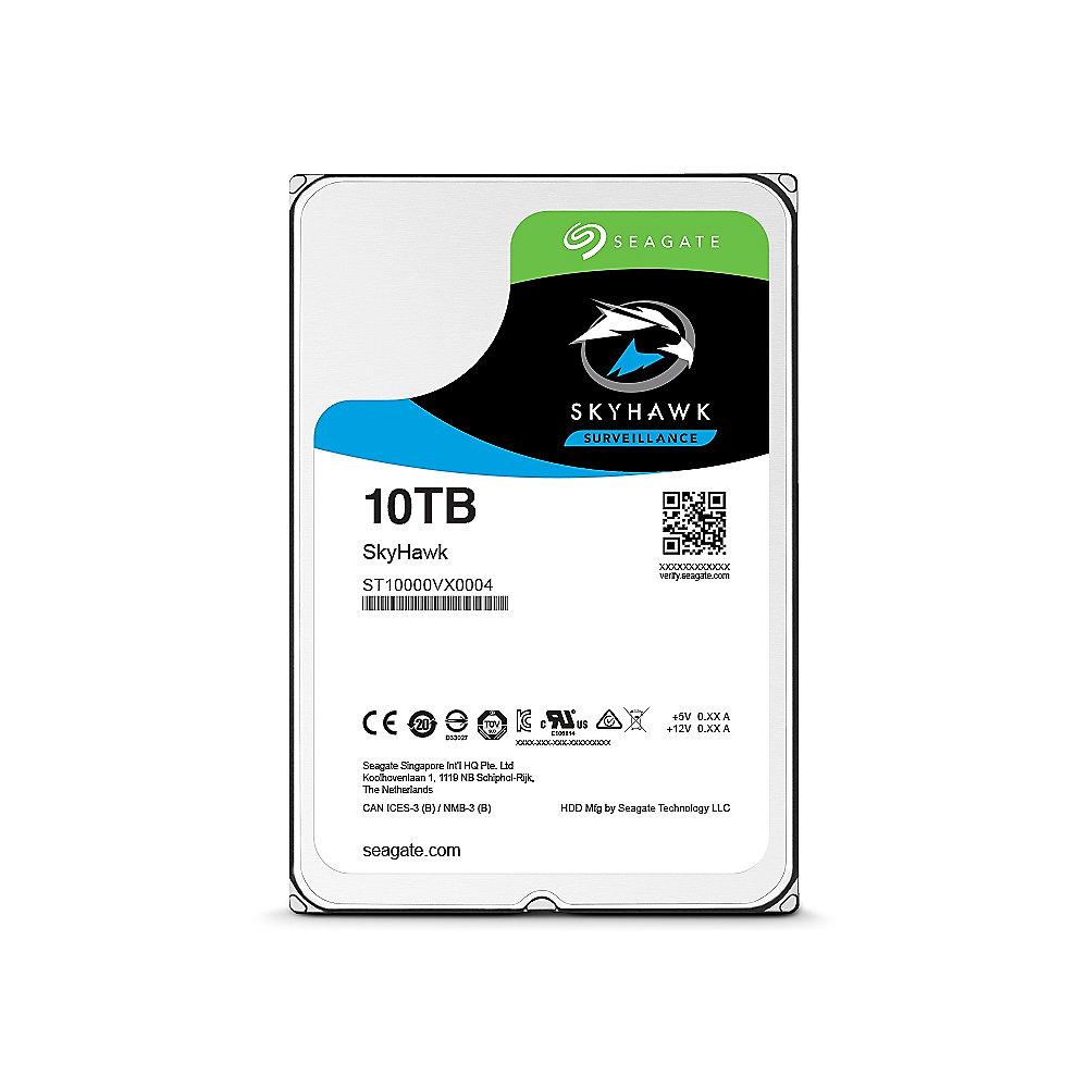 Seagate SkyHawk HDD ST10000VX0004 - 10TB 7200rpm 256MB 3.5zoll SATA600, Seagate, SkyHawk, HDD, ST10000VX0004, 10TB, 7200rpm, 256MB, 3.5zoll, SATA600