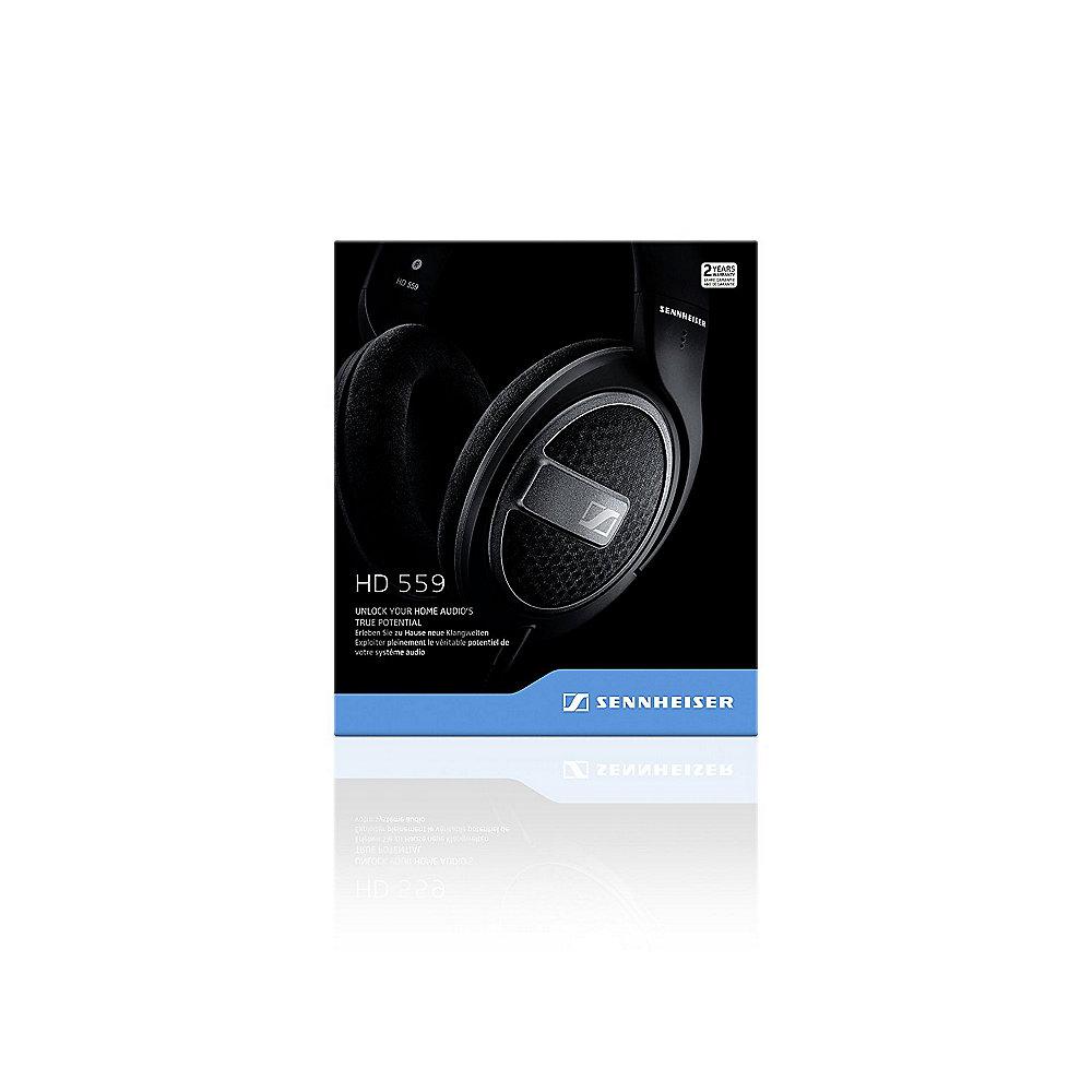 Sennheiser HD 559 ohrumschließender Premium Kopfhörer, Sennheiser, HD, 559, ohrumschließender, Premium, Kopfhörer