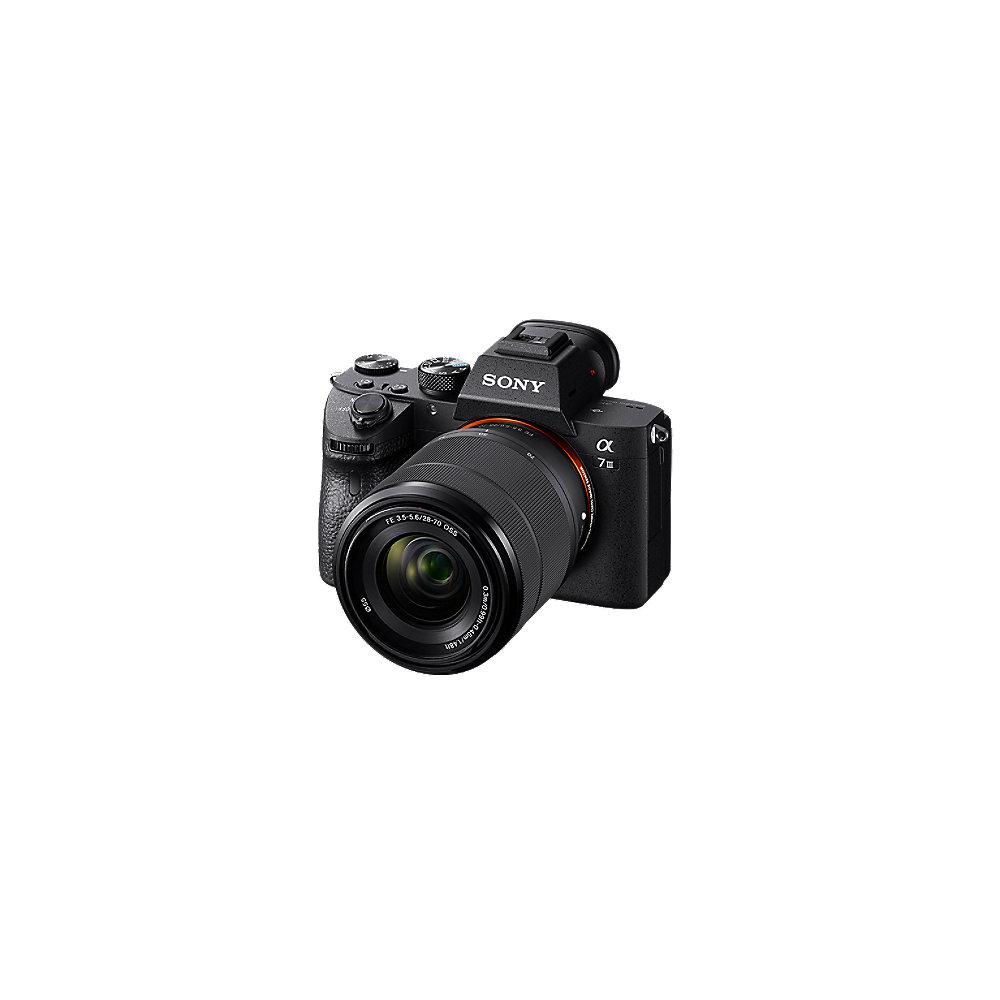 Sony Alpha 7 III Kit mit SEL-2870 Objektiv 28-70mm Systemkamera (ILCE-7M3K)