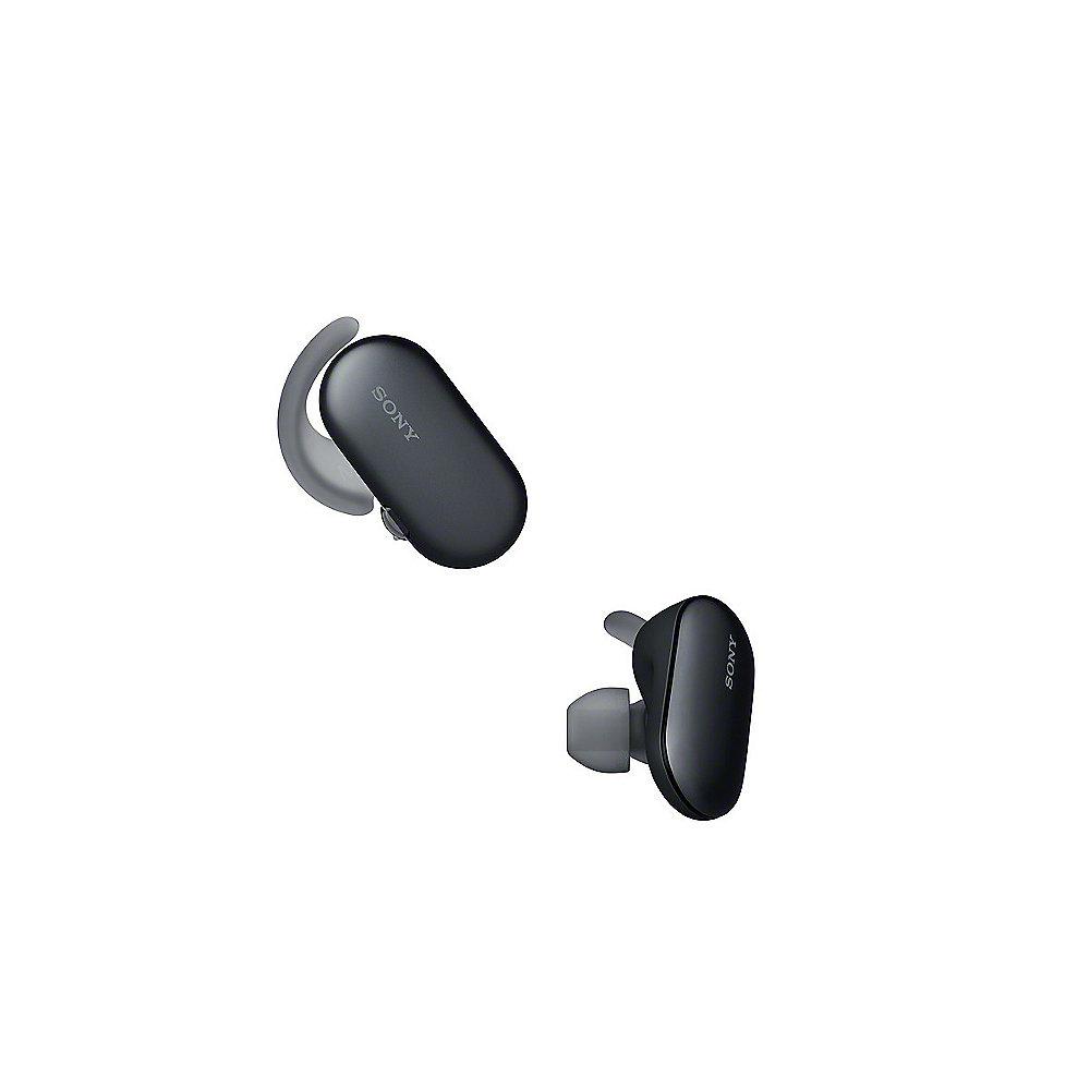 Sony WF-SP900 In-Ear Bluetooth Kopfhörer inkl. Ladeetui schwarz, Sony, WF-SP900, In-Ear, Bluetooth, Kopfhörer, inkl., Ladeetui, schwarz