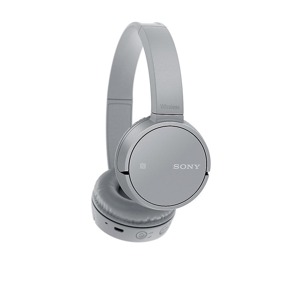 Sony WH-CH500H On Ear Kopfhörer kabellos mit BT, NFC und Voice Assistent grau, Sony, WH-CH500H, On, Ear, Kopfhörer, kabellos, BT, NFC, Voice, Assistent, grau