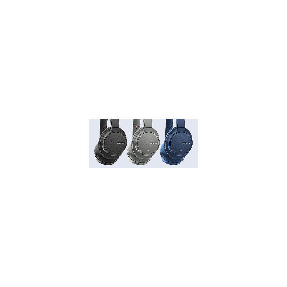 Sony WH-CH700N Over Ear Kopfhörer kabellos BT NC NFC Voice Assistent blau, Sony, WH-CH700N, Over, Ear, Kopfhörer, kabellos, BT, NC, NFC, Voice, Assistent, blau