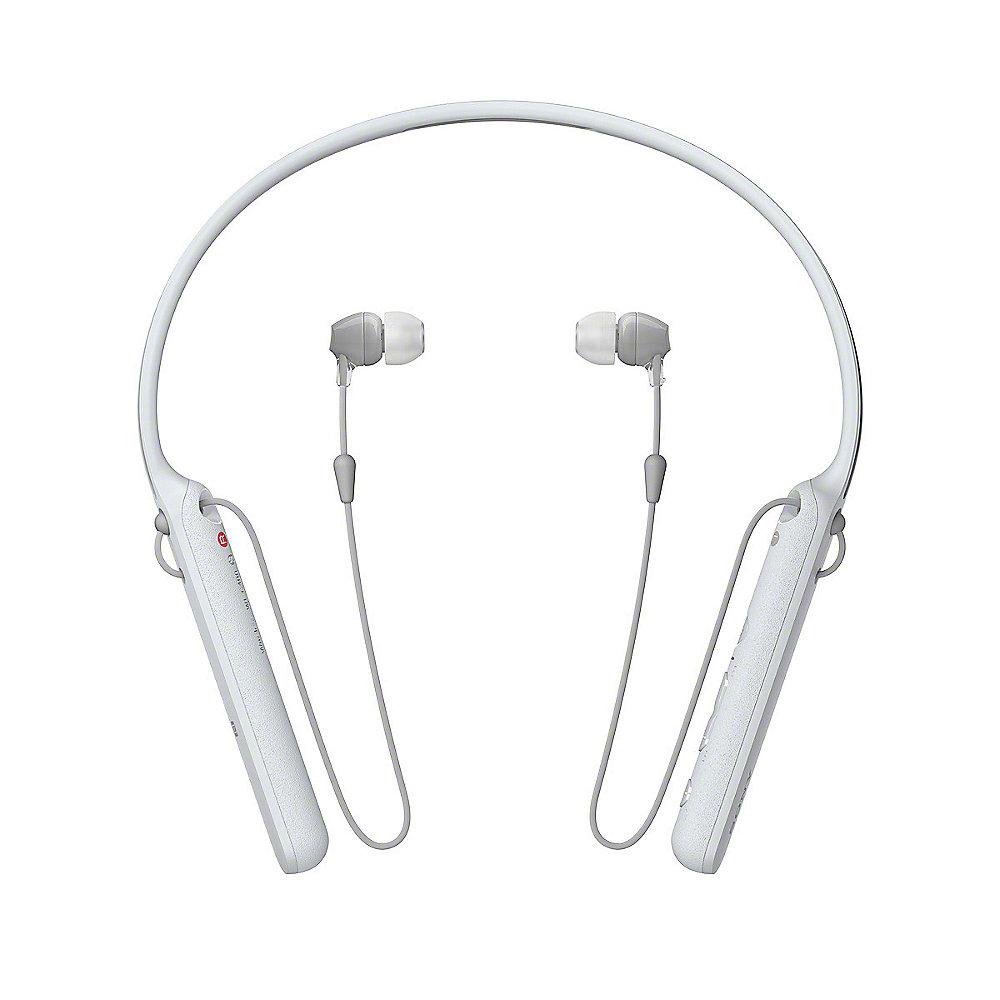 Sony WI-C400 Bluetooth In Ear Kopfhörer Neckband NFC Headset weiß, Sony, WI-C400, Bluetooth, Ear, Kopfhörer, Neckband, NFC, Headset, weiß