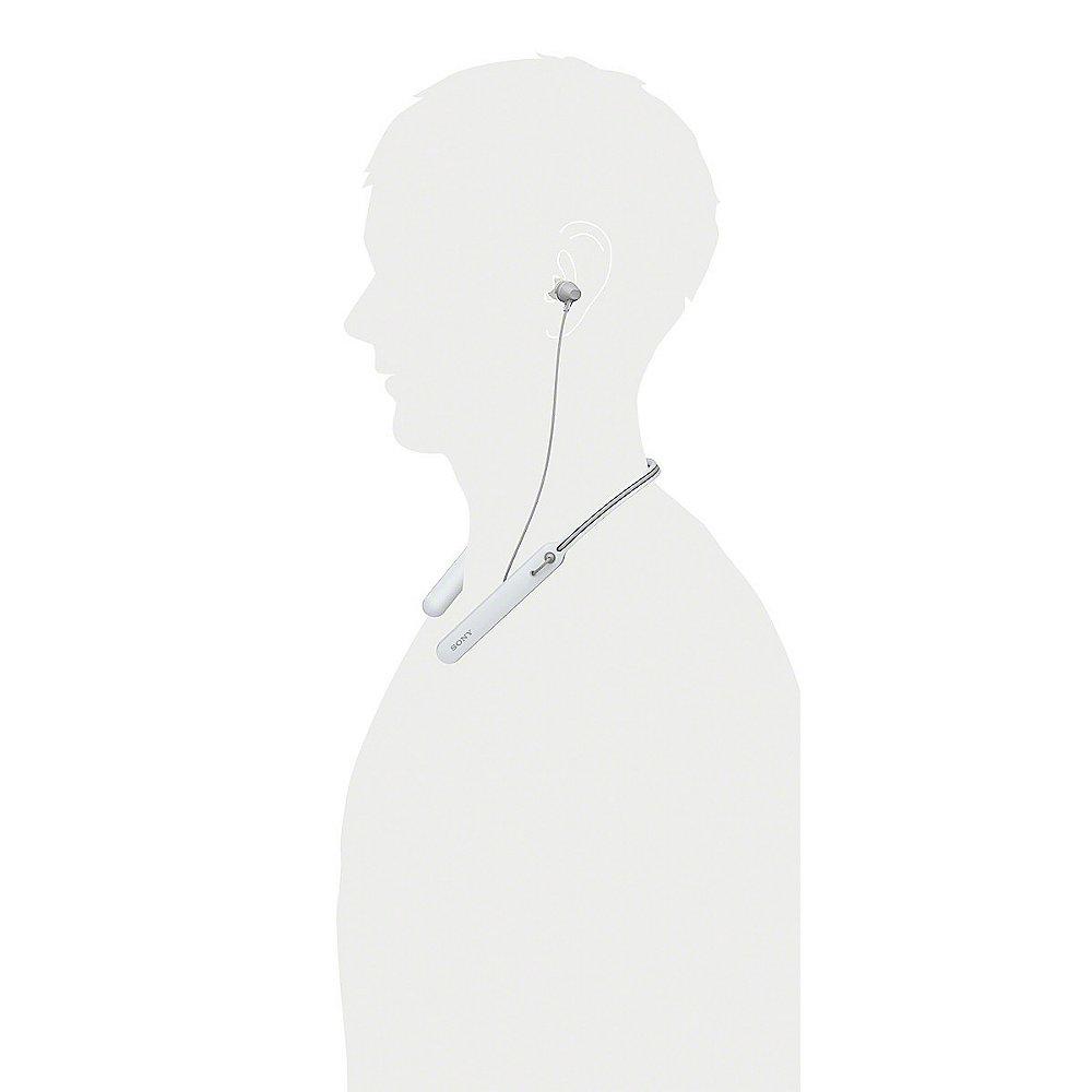 Sony WI-C400 Bluetooth In Ear Kopfhörer Neckband NFC Headset weiß, Sony, WI-C400, Bluetooth, Ear, Kopfhörer, Neckband, NFC, Headset, weiß