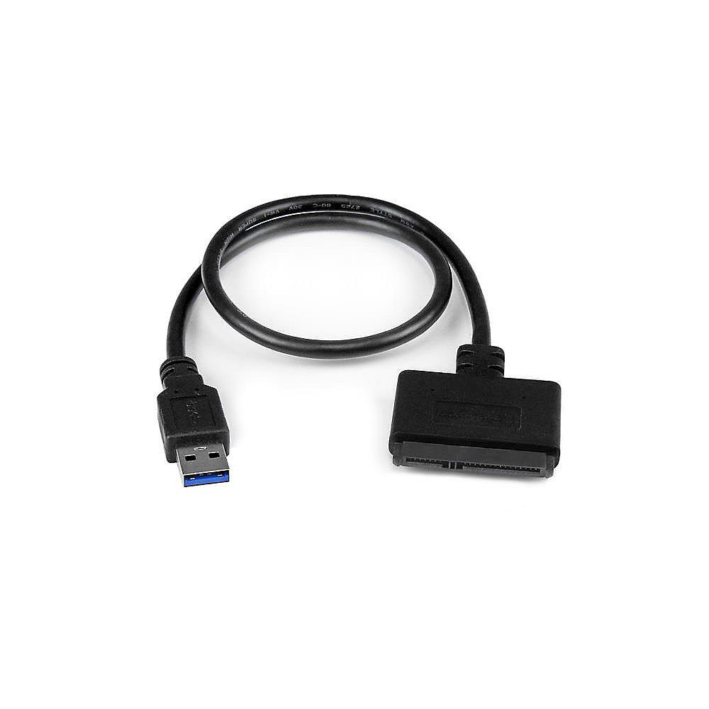 Startech USB 3.0 Adapterkabel zu 2,5" SATA III UASP SSD/HDD St./St. schwarz