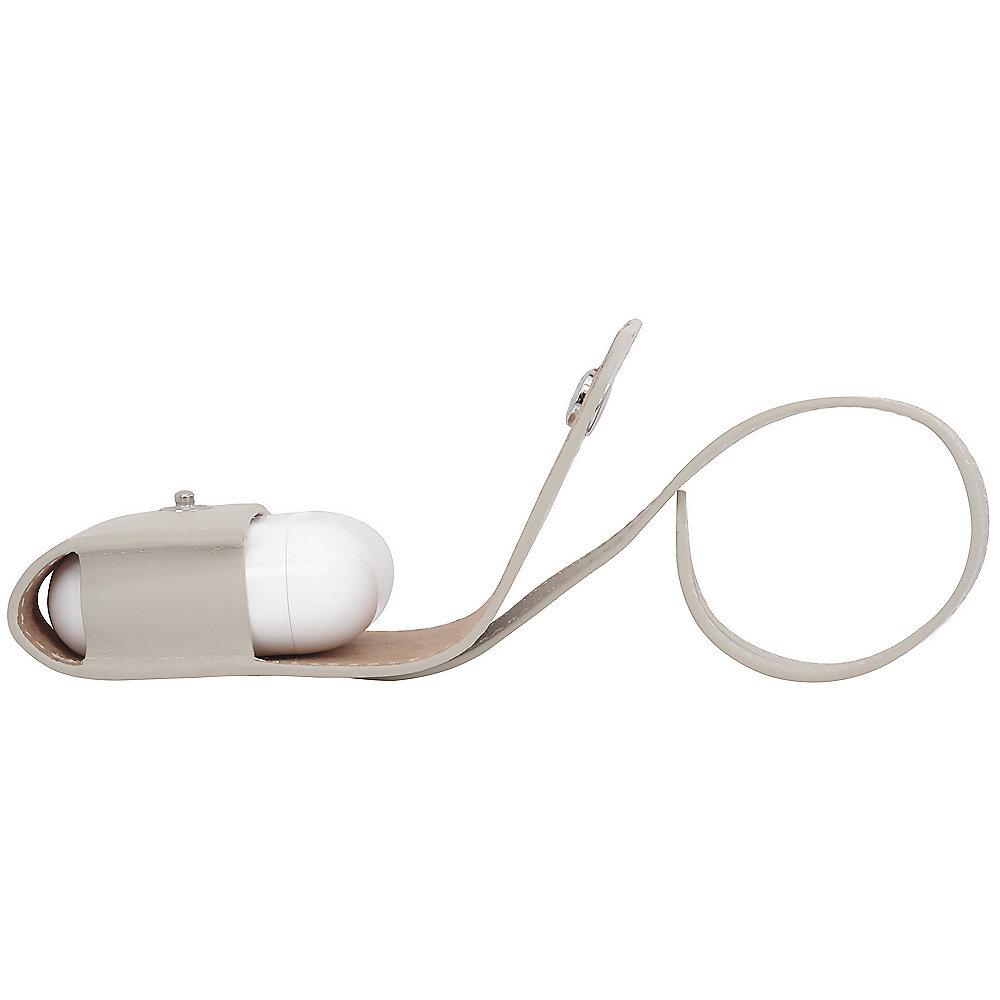 StilGut AirPod Case mit Lederband creme nappa