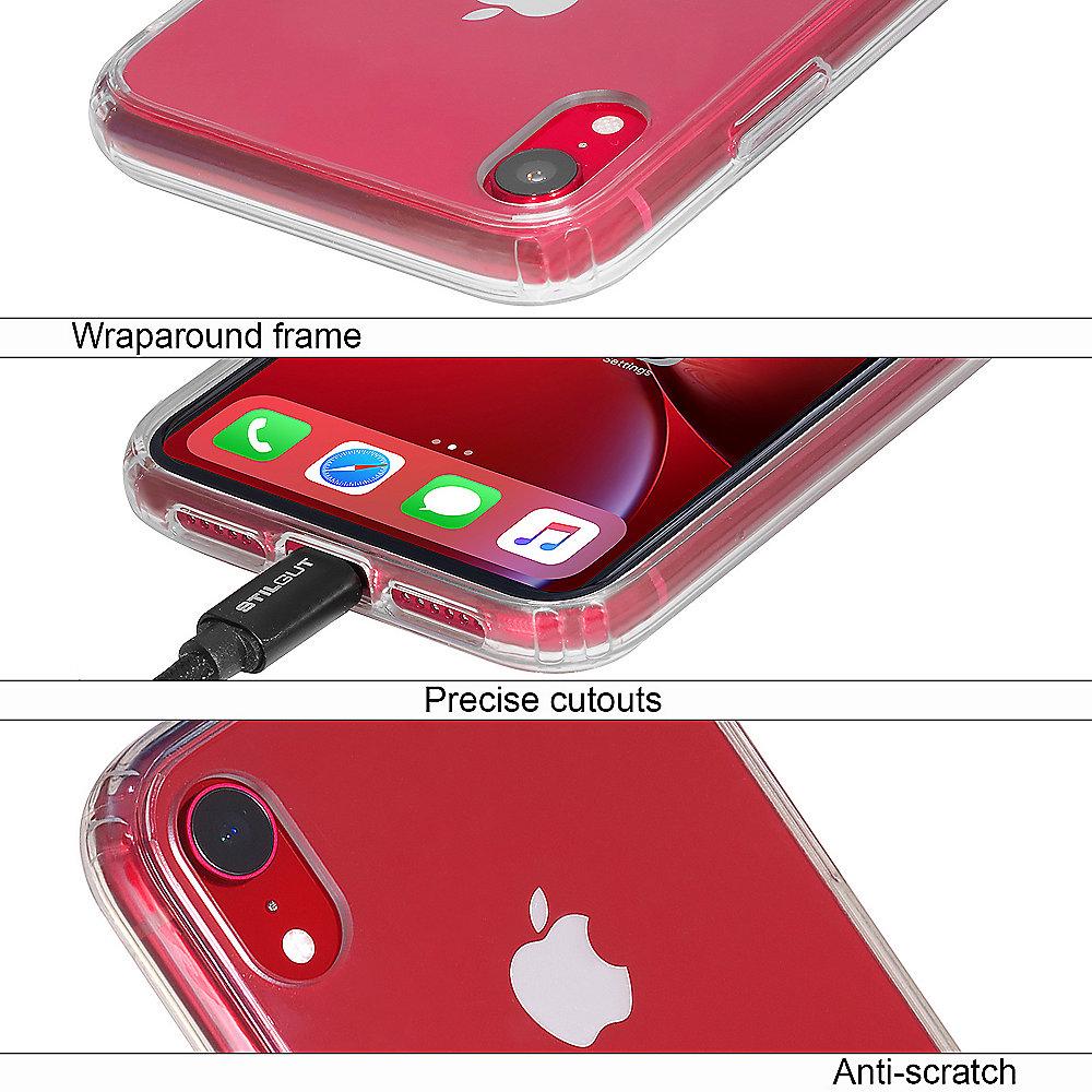 StilGut Hybrid Clear Case Bumper für Apple iPhone XR transparent B07HNWB1KV