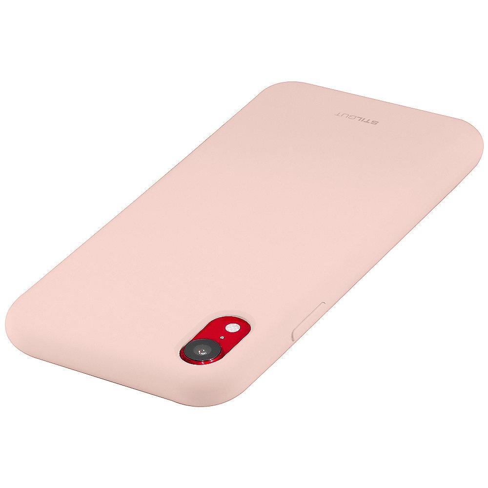 StilGut Liquid Silicon Case für Apple iPhone XR sand pink B07GYQ34P4