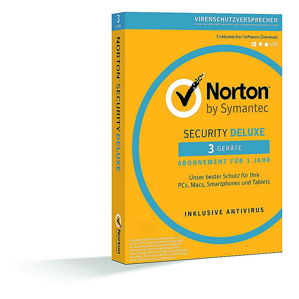 Symantec Norton Security 3.0 3Geräte Deluxe 1Jahr CardCase, Symantec, Norton, Security, 3.0, 3Geräte, Deluxe, 1Jahr, CardCase