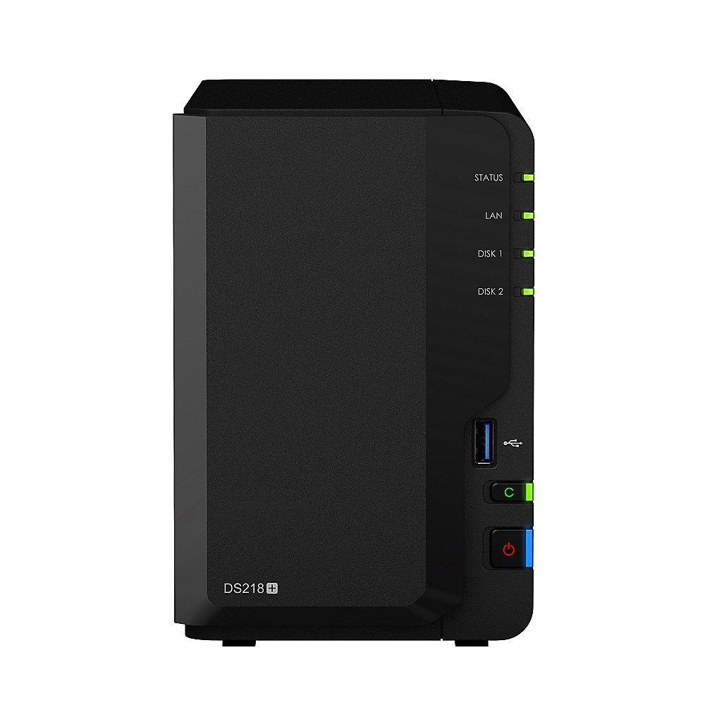 Synology Diskstation DS218  NAS 2-Bay 6TB inkl. 2x 3TB WD RED WD30EFRX, Synology, Diskstation, DS218, NAS, 2-Bay, 6TB, inkl., 2x, 3TB, WD, RED, WD30EFRX