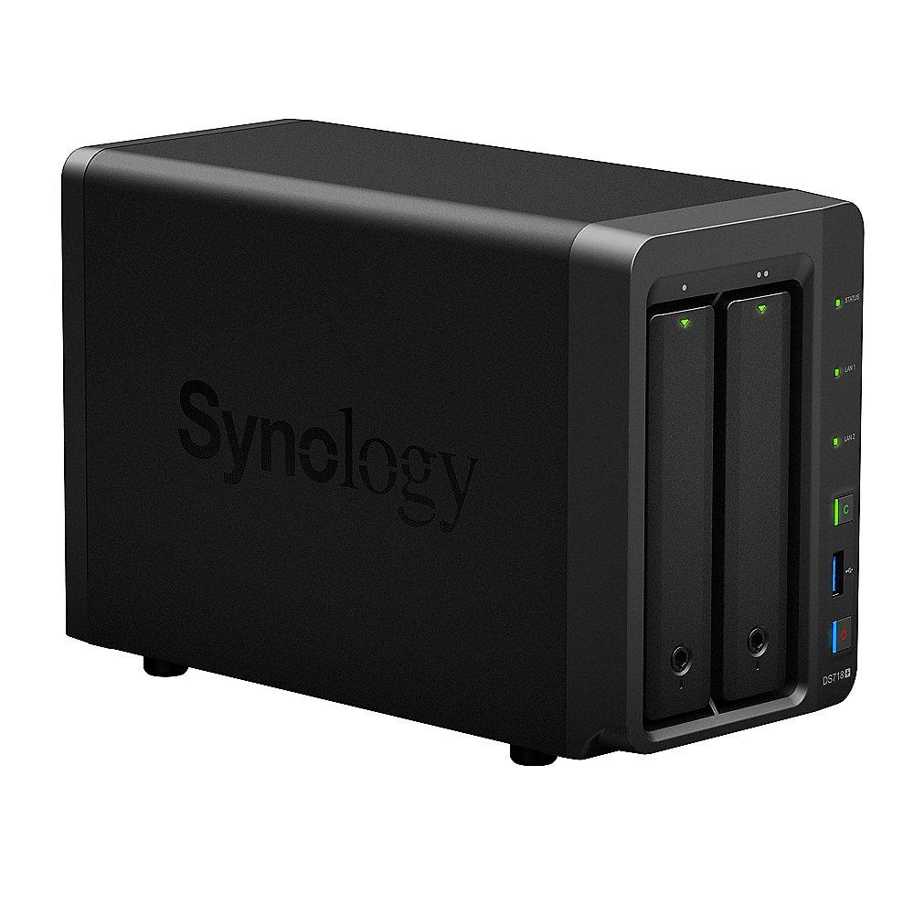 Synology DS718  NAS System 2-Bay 24TB inkl. 2x 12TB Seagate ST12000VN0007
