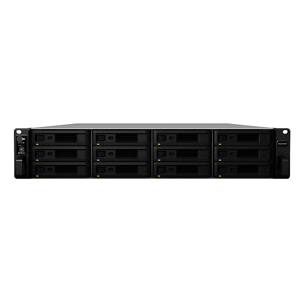 Synology Rackstation RS2418RP  NAS System 12-Bay - 5 Jahre Garantie, Synology, Rackstation, RS2418RP, NAS, System, 12-Bay, 5, Jahre, Garantie